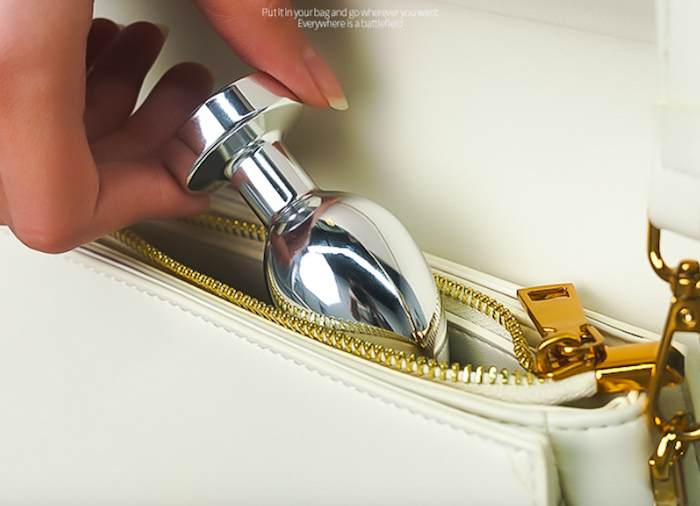 Phích Cắm Hậu Môn Inox Rung Sốc Điện Remote Từ Xa Jiuuy Cao Cấp Chính Hãng